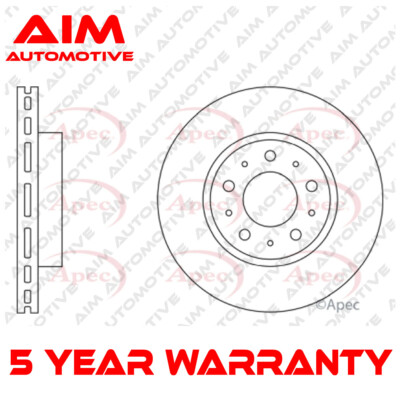 Brake Disc Front Aim Fits Volvo 940 1990-1998 960 1990-1996 740 1986-1991