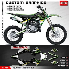 Stickers Set Wrap Design for KX85 KX112 2022 2023 2024 2025 Motocross Graphics