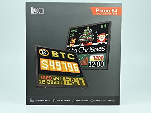 Divoom Pixoo-64 - WiFi Pixel Cloud Digital Picture Frame Divoom Pixoo-64 - WiFi Pixel Cloud Digital Picture Frame