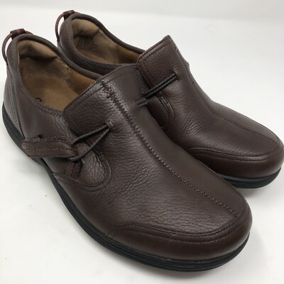 Cobb Hill New Balance 9 M Brown Leather Comfort Shoe Rev Lite CB108BR Slip On
