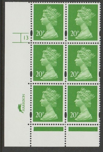 GB MINT EII Harrison Machin cylinder blocks elliptical - multiple listing - Picture 22 of 42
