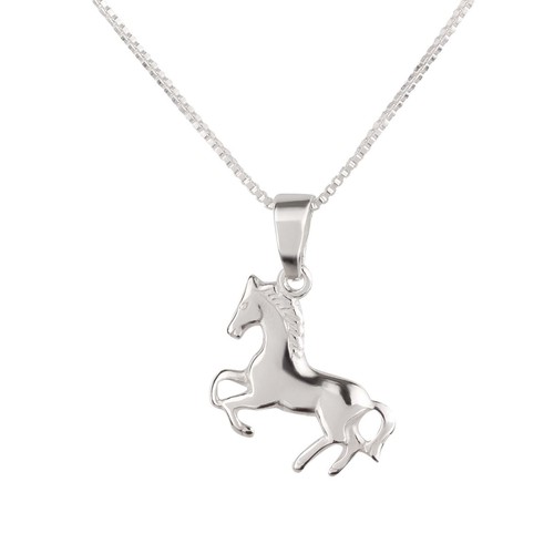 Anhänger Kette Pferd 925 Silber Kinder Halskette Kettenanhänger - Bild 3 von 7