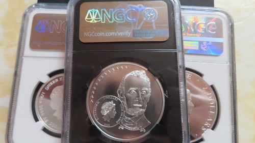 RAIL SPLITTER ABRAHAM LINCOLN NGC MS69 1/2 OZ SILVER COIN 2$ COOK ISLANDS 2022 - Picture 5 of 8
