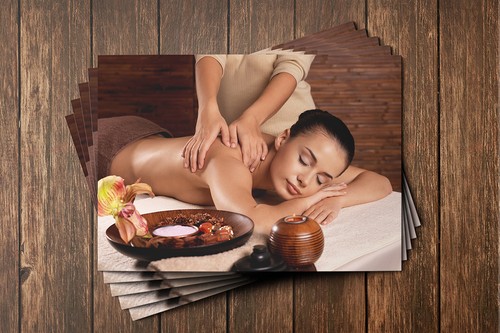 Gift Voucher Card Beauty Massage Reflexology Spa Salons - x50 + Envelopes MAS - 第 5/9 張圖片