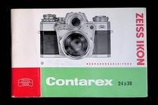 Original Camera Instructions/Manual: Zeiss Ikon Contarex 24x36 German Language