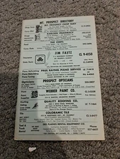 Vintage 1963-64 Directory for Mount Prospect Illinois Residential Listings