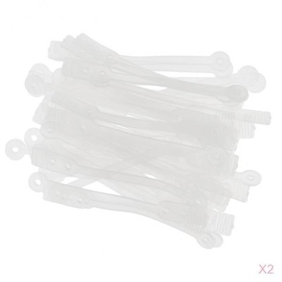 Lose 100 Styling Lockenstab Dauerwelle Gummiband Lockenwickler Neu
