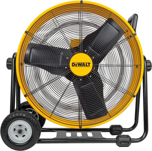 DEWALT DXF-2490 High-Velocity Industrial Drum, Adjustable Tilt & Large Wheel 24"