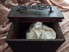 Esquire Shoe Care Chest Vintage Wooden Wood Shoe Shine Box With Tools