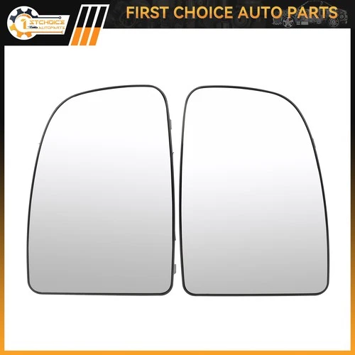 Upper Left+Right Side Mirror Glasses Heated For 14-21 RAM PROMASTER 1500 2500