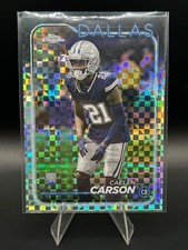 2024 Topps Chrome X-Fractor Refractor #276 Caelen Carson Cowboys (RC)
