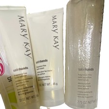 Mary Kay Satin Hands Fragrance-Free Set Hand Softener Cream  Scrub