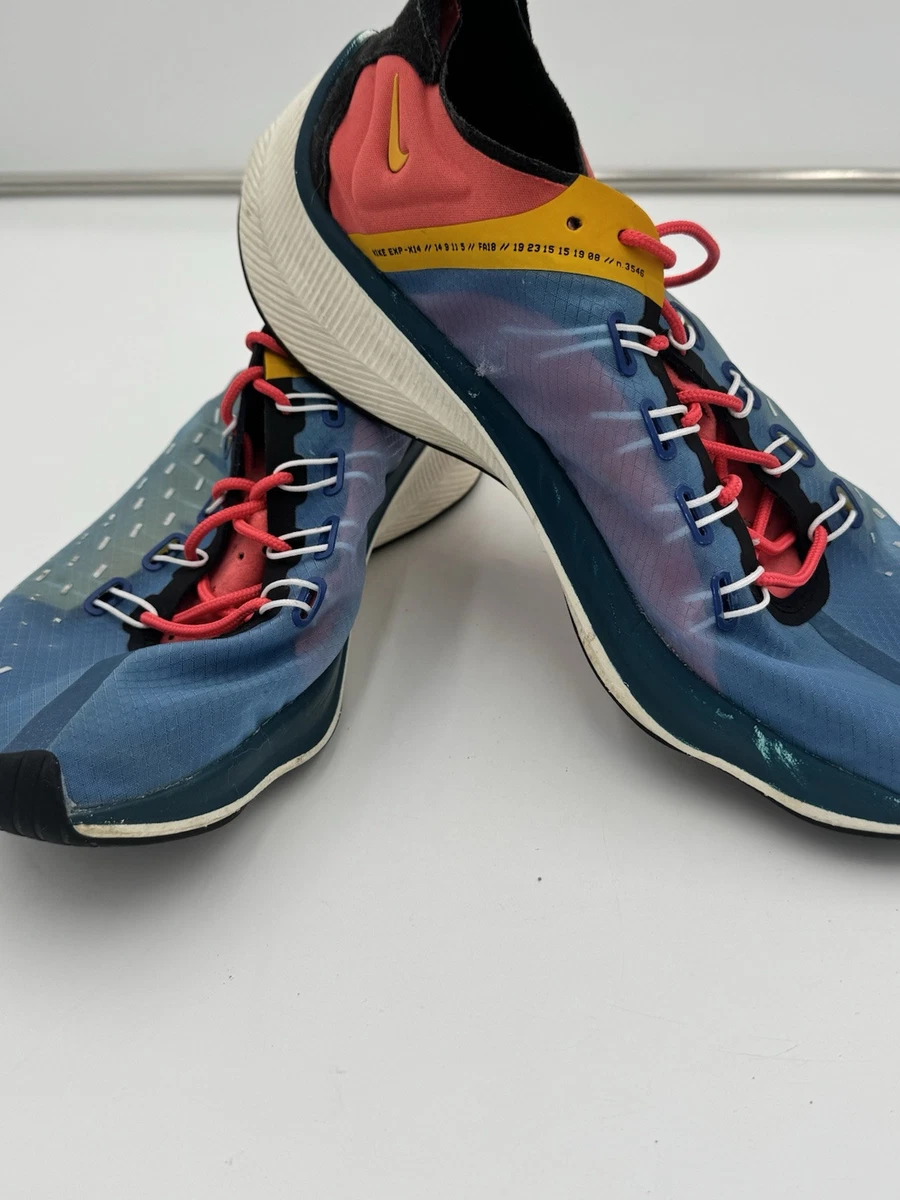 Nike Exp X-14 Photo Blue Volt-AO1554-400 Sz 12 Nike EXP-X14 Photo Blue Volt Running Shoes | Mercari main image 3