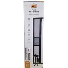 Hakuna Pets Patio Pet Door Sliding Glass Door Medium Dogs