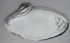 ANTIQUE SIGNED JAPANESE STERLING SILVER 925 FIGURAL CRANE BIRD BONBON DISH TRAY