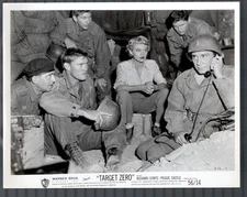 Target Zero  8x10 Still Richard Conte Chuck Connors Charles Bronson War Drama