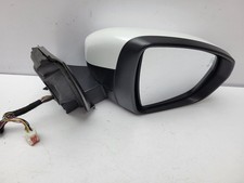 RIGHT DRIVERS SIDE WING MIRROR POWER FOLD IN WHITE PEUGEOT 3008 MK2 P84 2017