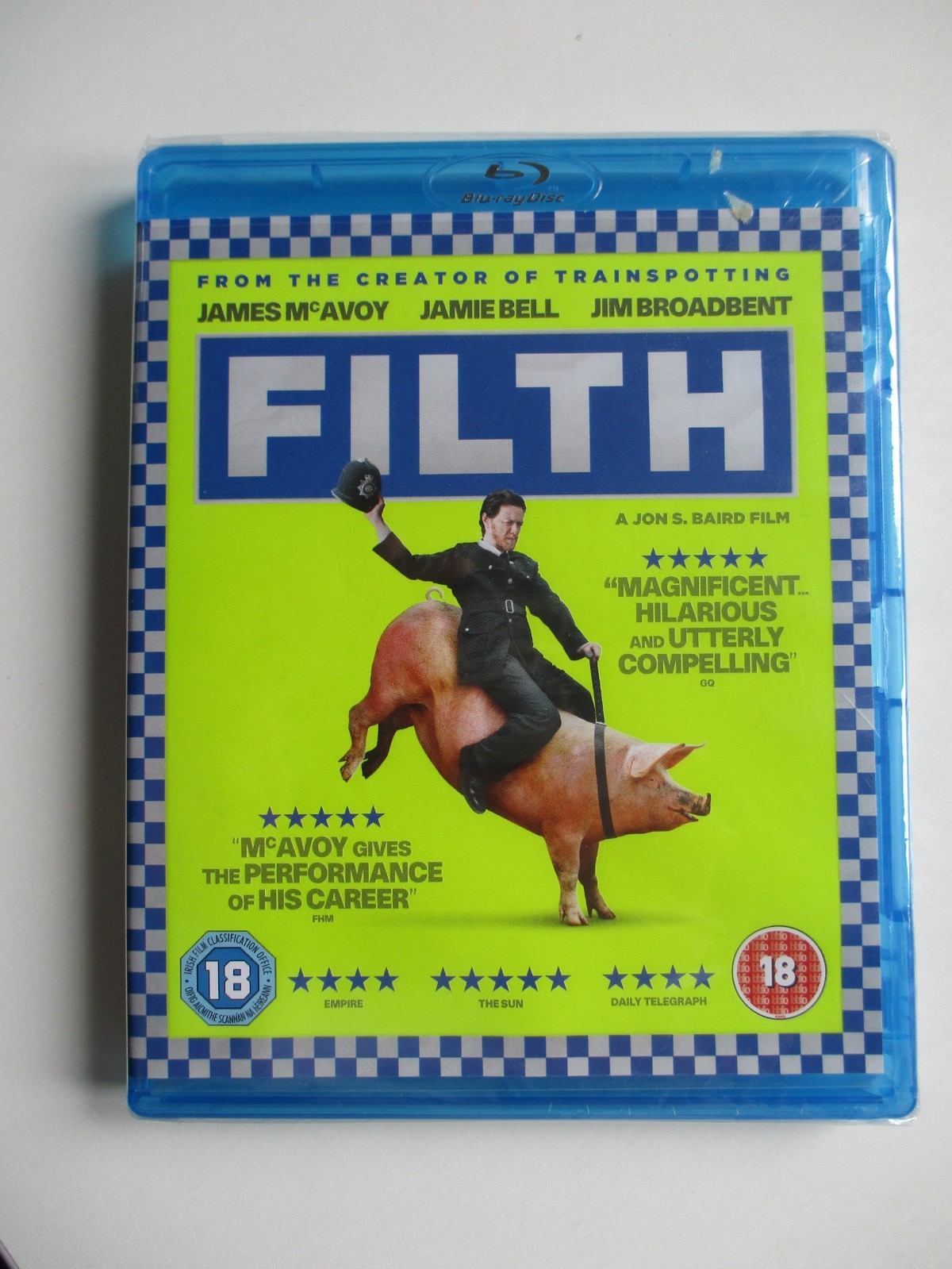 FILTH (2014) - NEW & SEALED BLU RAY - JAMES MCAVOY EDDIE MARSAN JIM BROADBENT
