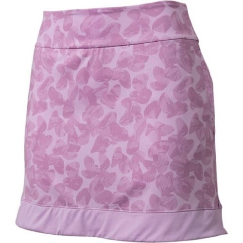 adidas Women's purple 16" Ultimate 365 Print Golf Skort