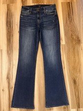 Kut from the Kloth High Rise Bootcut Jeans Womens 10 Dark Wash Denim Cut 153594