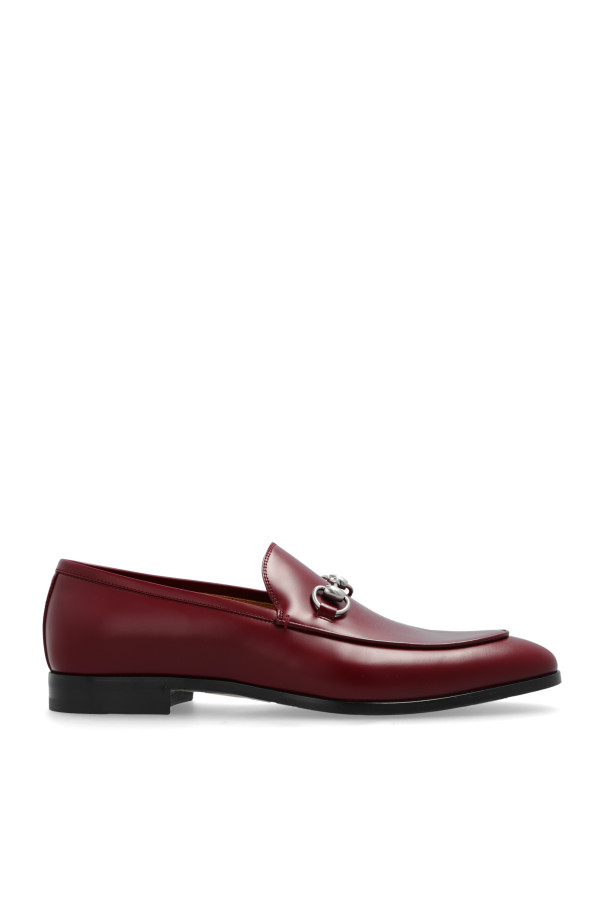 Gucci - Men - Leather shoes - Burgundy 221390₽