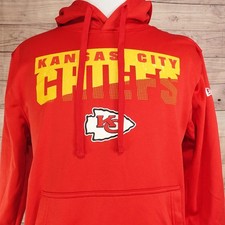 Kansas City Chiefs Hoodie Mens Medium Red NFL Football Pullover Team Apparel