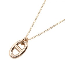 Collier pendentif HERMES Farandole 18KRG or rose rose occasion femmes