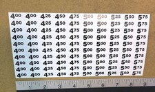  AP Automatic Products snack vending machine price labels 4.00 8.00 qty. 100