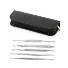 5Pcs Pimple Acne Comedone Blackhead Blemish Extractor Remover Stainless Tool Kit