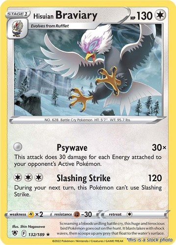 Hisuian Braviary [SWSH10 - 132/189]
