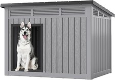 Large Dog House Indoor Outdoor Weatherproof Removable Roof Fits Small to