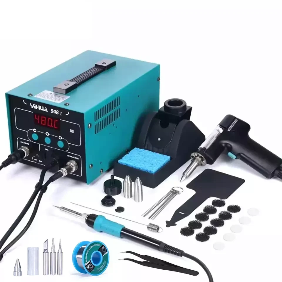 YIHUA 948-I Soldering Iron Station Desoldering Pump Vacuum Pump Rework Station