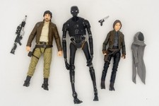 Star Wars Black Series Rogue One Cassian Andor K-2SO Jyn Erso Actionfiguren