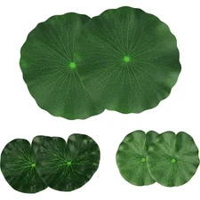 Lightingsky Artificial Floating Foam Lotus Leaves Artificial Foliage Pond Decor