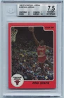 1986 Star Michael Jordan #4 Rookie Card BGS 7.5 Near Mint+ Chicago Bulls