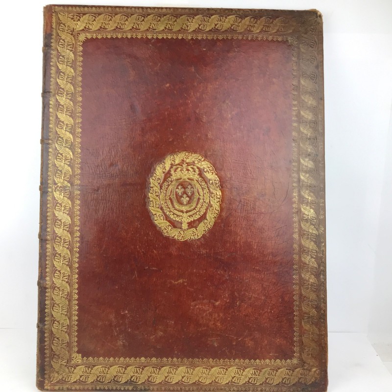 Grand in-folio en maroquin aux armes royales