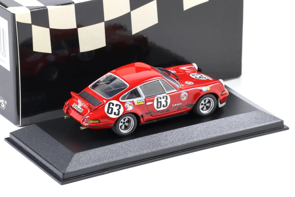 1:43 Minichamps Porsche 911 Carrera RSR 2.8 Le Mans 24 Ore 1973 #63 Loos/ Barth - Immagine 2 di 3