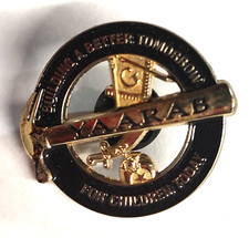 Shriner Yaarab Temple Lapel Pin Building a better tomorrow Danny Huggins 2017