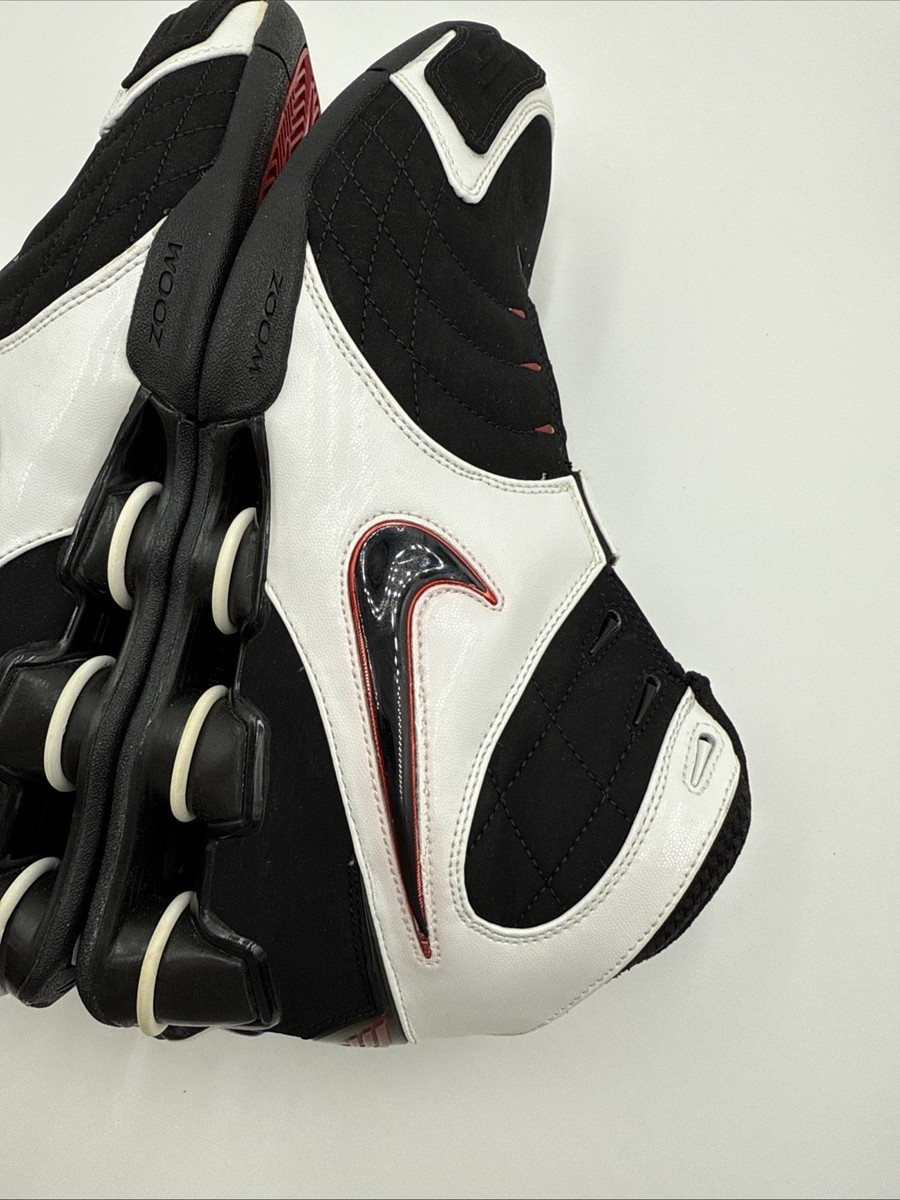 Nike Shox VC 5 Black Varsity Red White 2005 Size 10 Brand New