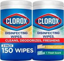 Multipurpose Cleaning Wipes - Dual Pack, 75 Count Each, Non-Toxic