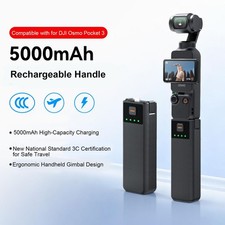 5000mAh Charging Handle for DJI Osmo Pocket 3/4/4p/4 pro Battery Grip Charger