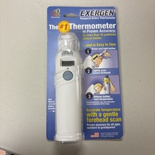  Exergen Temporal Artery Thermometer. Brand new For All Ages. Forehead Scan 
