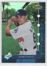 2005 Bowman's Best Blue 316/499 Russell Martin #75 1d5