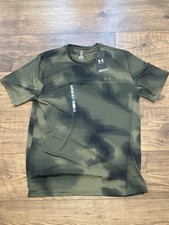 NWT MENS LARGE UNDER ARMOUR RUSH VANISH ENERGY T-SHIRT GREEN