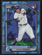 Aaron Parker 2024 Bowman Draft Sapphire Edition #BDC-160 Toronto Blue Jays