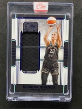 2025 Panini WNBA One and One Sabrina Ionescu Jersey 15/49 #MB-SI Liberty