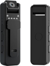 1080P Mini Body Camera Video Recorder, Small Pocket Body Born Cam Wearable Camco