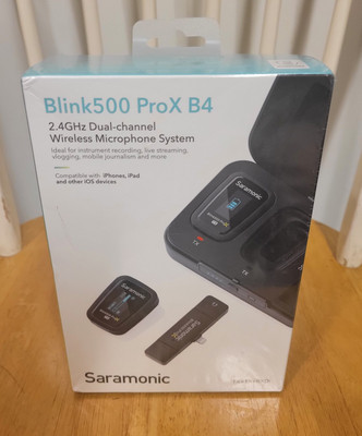 Saramonic Blink 500 Pro X B4 - 2-Person Wireless Microphone System / NEW SEALED 
