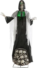 Haunted Hill Farm Motion Activated 7-Ft. Tall Graveyard Ghoul Battery-Operated