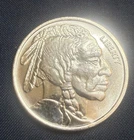 silver round 1 Troy oz .999 Liberty Indian Head Buffalo Bison Bullion Coin